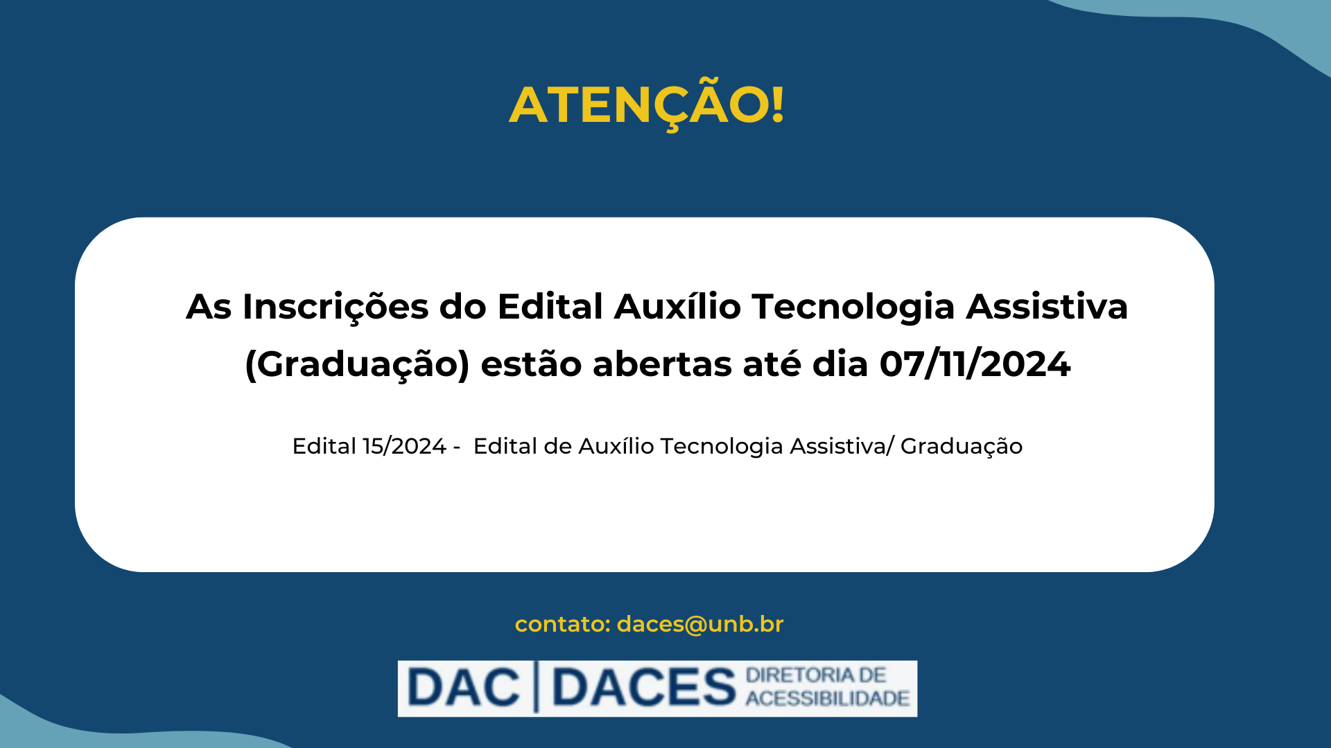 Atendimento presencial retomado - O retorno dos servidores técnicos da universidade após a greve ocorreu dia 02 de julho (terça-feira).  Estamos retomando as atividades do setor que haviam sido suspensas.  NOVAS INFORMAÇÕES EM BREVE